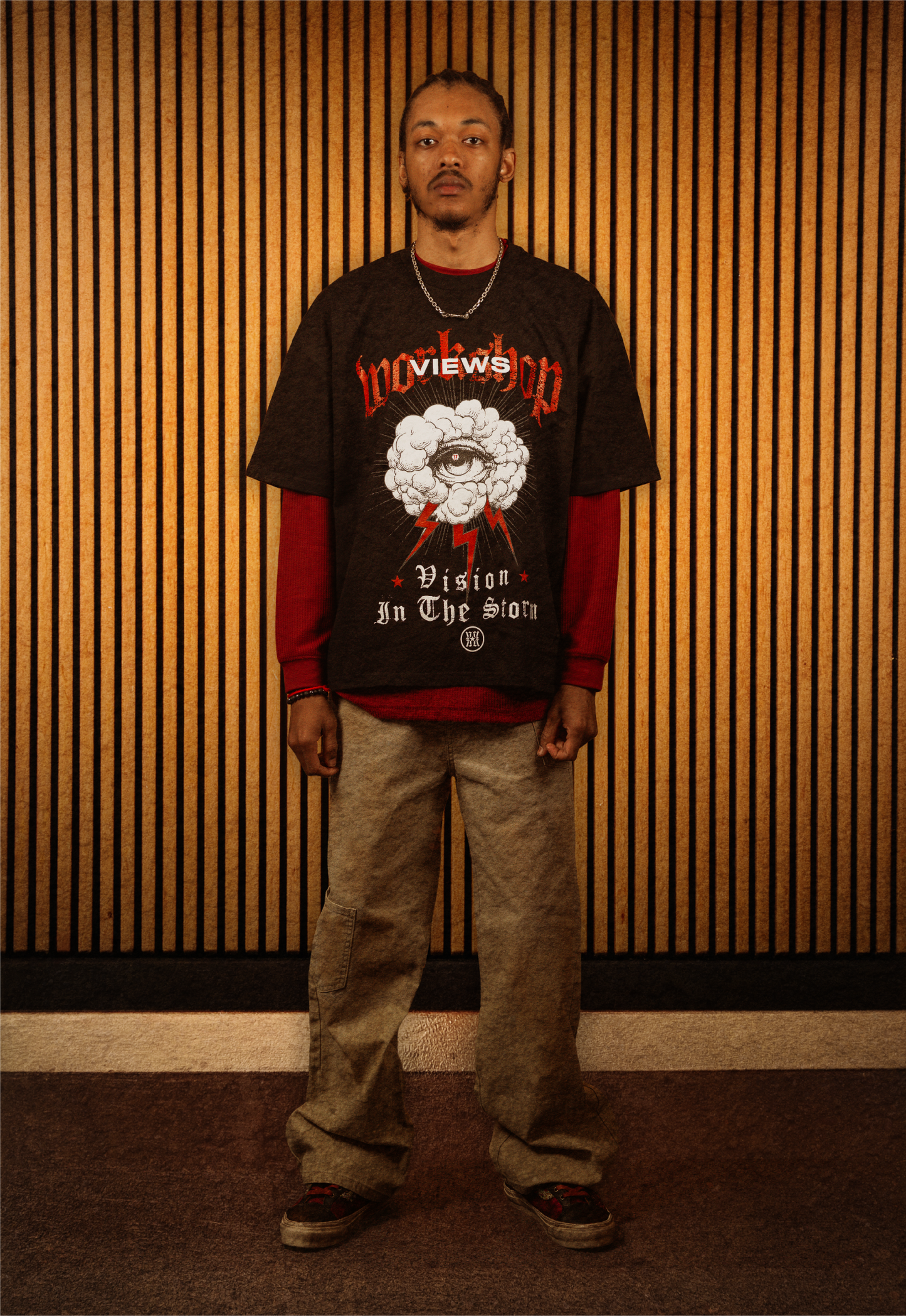 Cloud Storm S/S Tee-Black