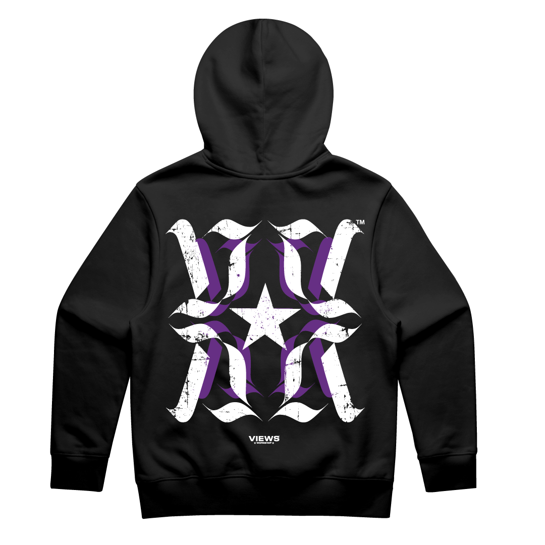 Double Printed Logo Relax Hoodie