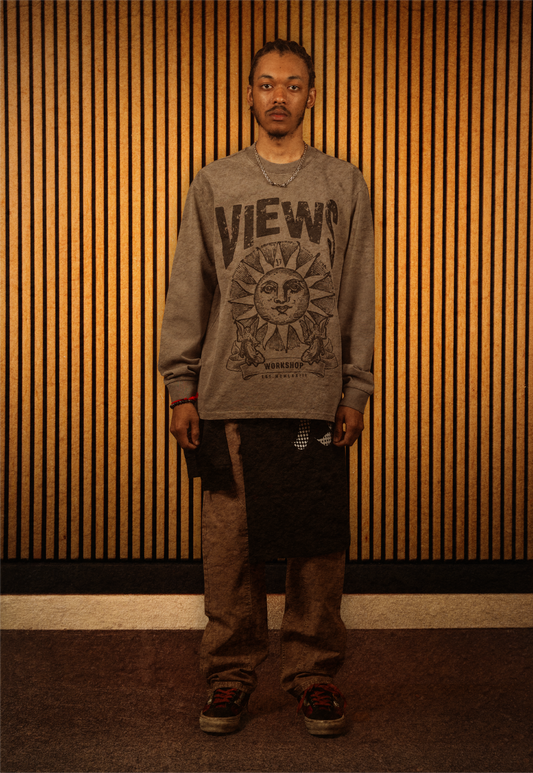 Vision LS Tee-Faded Grey