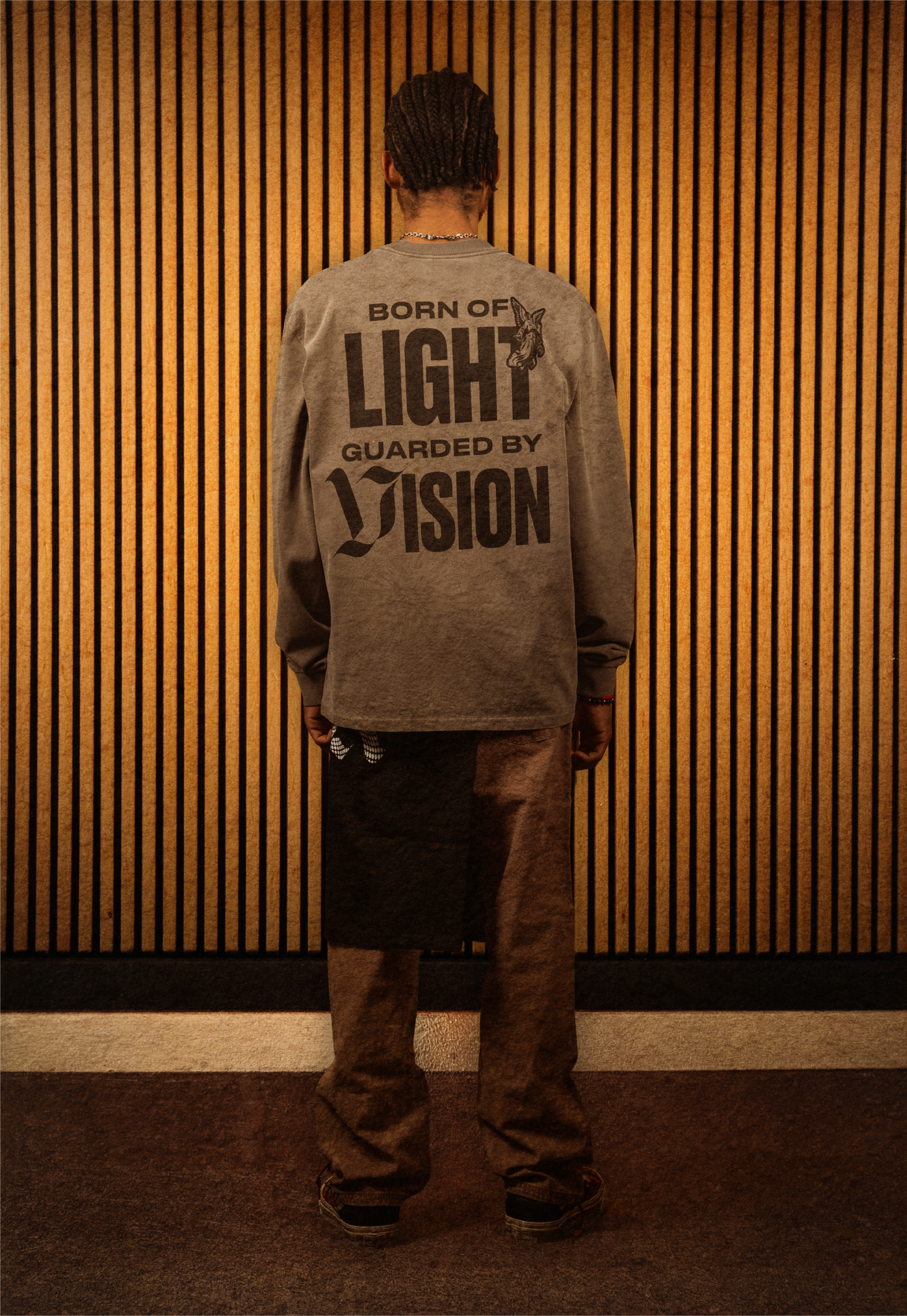 Vision LS Tee-Faded Grey